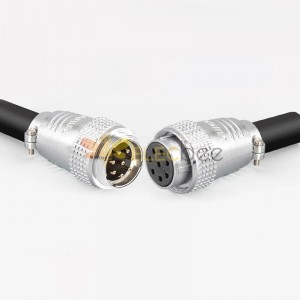 TP28 Прямая кабельная вилка 8-контактный штекерный и женский разъем для стыковочного кабеля