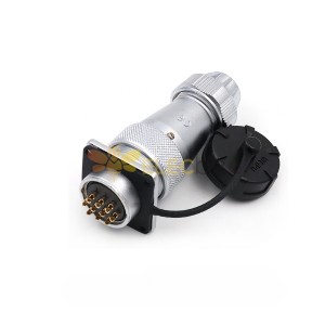 10pin TE+Z Straight Connector WF24 Male Plug and Female Jack Connector Aviation plug Socket