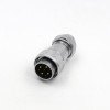 9pin Waterproof Aviation Male Plug and Female Socket WF24 TE+ZE Docking Straight Connector