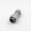 Aviation Waterproof Connector WF24/2pin TE Male Plug with metal clamping-nut Straight Connector
