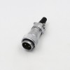 Aviation Waterproof Connector WF24/2pin TI Male Plug with cable clamping plates Straight Connector