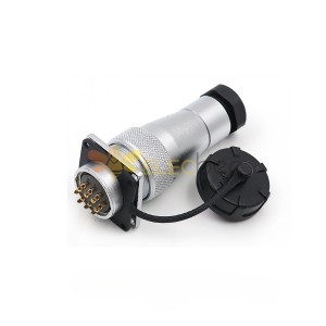 Male Plug and Female Jack Connector 10pin Straight TA/Z WF24 Aviation Waterproof Connector