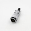 Male Plug and Female Jack Connector 6pin Straight cable square Socket TI+Z WF20 Waterproof Connector