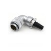 Male Plug and Female Socket WF24/12pin Connector Right Angle TV/Z Aviation Circular Connector