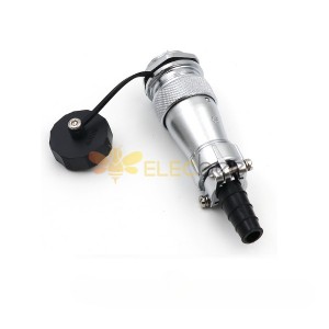 Male Plug and Female Socket WF24/2pin Connector TI+ZM Aviation Circular Connector