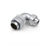 Right Angle Male Plug and Female Socket TU/Z Waterproof Aviation Connector WF24-19pin Connector