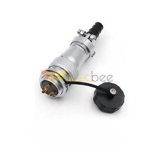 WF24/3pin Aviation Circular Connector TI+ZM Male Plug and Female Socket Waterproof Connector