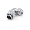 WF24/3pin Aviation Waterproof Connector Right Angle TU/Z Male Plug and Female Socket