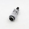 WF24/3pin Straight Plug TI Male Plug with cable clamping plates Aviation Connector