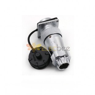 WF24/9pin TE+Z Male Plug and Female Receptacle Connector Straight Aviation Waterproof Connector