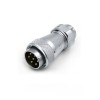 Male Plug and Female Socket WF28/7pin Connector Straight TE+Z Aviation Circular Connector