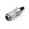 Straight Male Plug and Flange Female Receptacle WF28-4pin TI+Z series Aviation Waterproof Connector