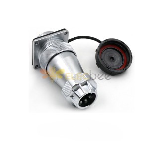 WF28/24pin TE+Z Male Plug and Female Receptacle Connector Straight Aviation Waterproof Connector