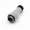 Aviation WF16-2pin TA+Z Straight Male Plug and Square Female Socket Waterproof Connector