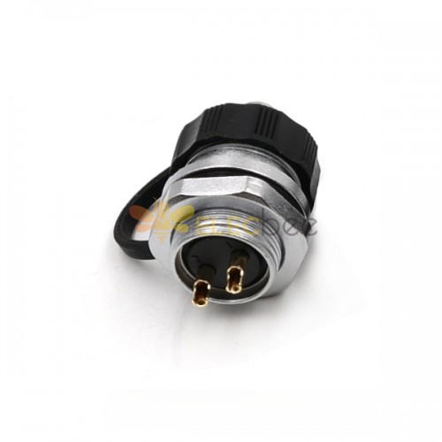 Female Receptacle ZM WF16-2pin Round Flange panel Receptacle Aviation Waterproof Connector