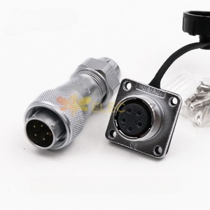 Male Plug and Female Socket TE+Z WF16-5pin Connector Straight Aviation plug and Jack