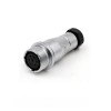 Straight docking Male Plug and Female Jack Connector 7pin TA/ZA WF16 Aviation Waterproof Connector