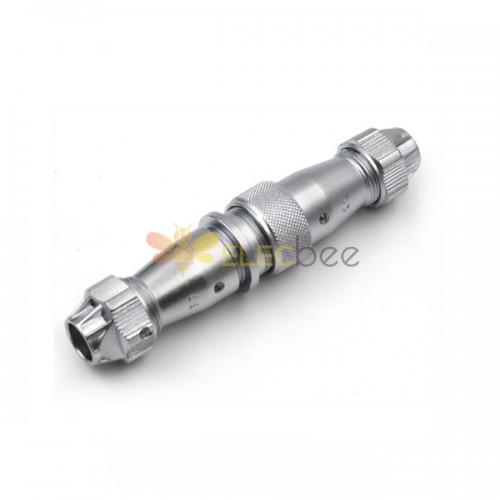 WF16/2pin Male Plug and Female Jack TE+ZE docking Straight Aviation Circular Connector