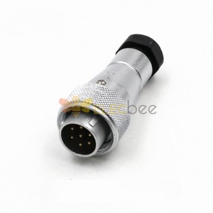 WF16-7pin TA Plug Male Plug with plastic clamping-nut Straight Waterproof Aviation Connector