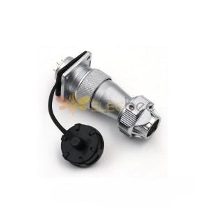 4pin TE+Z Straight Connector WF20 Male Plug and Female Jack Connector Aviation plug Socket