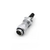 Aviation Waterproof Connector WF20-2pin Straight docking TI+ZI Male Plug and Female Receptacle