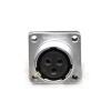 Aviation Waterproof Connector WF20/3pin Female Z Receptacle Square Flange Mount Jack