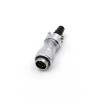 Male Plug and Female Socket TI+Z WF20-5pin Connector Straight Aviation plug and Square Jack
