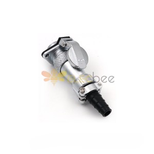 Male Plug and Female Socket TI+ZG WF20-12pin Connector Aviation plug and Metal Flange Jack with Cap Panel