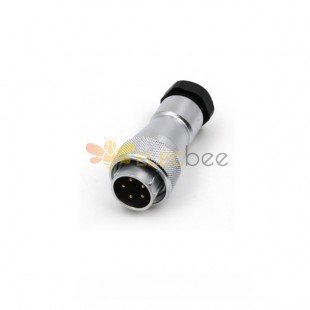 Male Plug TA WF20-5pin IP65 Plug with plastic Clamping-nut Waterproof Connector