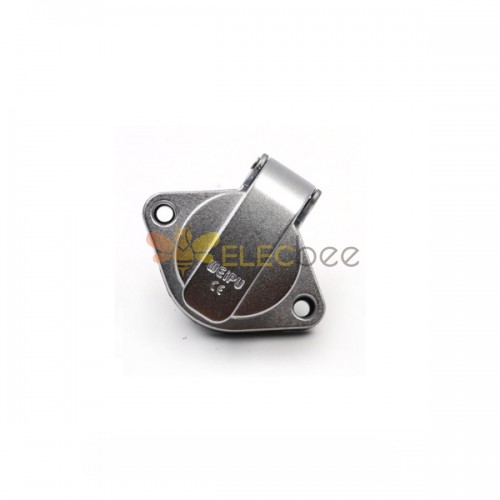 WF20/15pin 2-hole Flange Jack ZG Female Receptacle Aviation Waterproof Connector with Cap Panel Mount