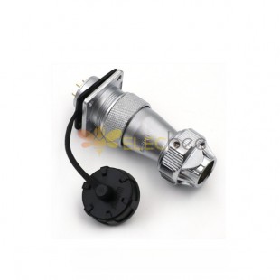 WF20/3pin TE+Z Male Plug and Female Receptacle Connector Straight Aviation Waterproof Connector