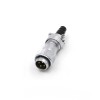 WF20 4pin TI+ZI Docking Straight Waterproof Connector Male Plug and Female Socket Connector