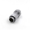 WF20/5pin Straight Plug TE Male Plug with metal clamping-nut Aviation Connector