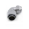 WF28-20pin Aviation Waterproof Connector Right Angle TU/Z Male Plug and Female Socket
