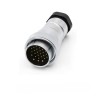 Aviation Male Plug and Female Jack WF40/26 pin Straight TA/Z Circular Waterproof Connector