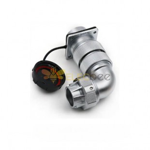 WF32-11pin Aviation Waterproof Connector Right Angle TU/Z Male Plug and Female Socket