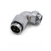 WF32/4pin Aviation Waterproof Connector Right Angle TU/Z Male Plug and Female Socket