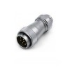WF32/8pin Straight docking Male Plug and Female Receptacle TE+ZE Aviation Waterproof Connector