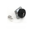 WF40-5pin Straight Male Plug and Square Female Socket TA+Z Aviation Waterproof Connector
