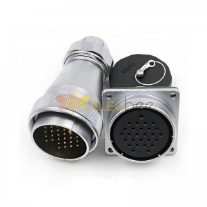 27pin TE+Z Straight Connector WF48 series Male Plug and Female Jack Connector Aviation plug Socket