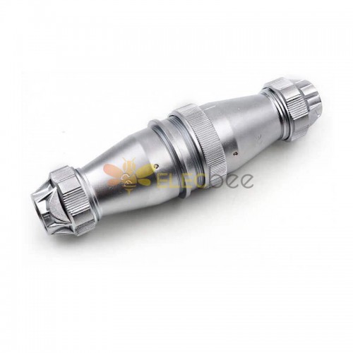 38pin Aviation Waterproof Male Plug and Female Socket WF48 TE+ZE Docking Straight Connector