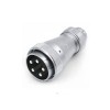 Aviation Waterproof Connector 5pin Straight docking TE+ZE WF48 series Male Plug and Female Socket