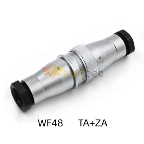 WF48-38芯 航空防水连接器 对接TA+ZA插头插座 防水公头母座