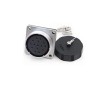 Aviation Waterproof Connector WF40/15pin TV+Z Bending Right Angle Male Plug and Female Receptacle