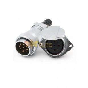 Male Plug and Female Receptacle Aviation Connector 9pin TI+ZG WF40 series Aviation Waterproof Connec