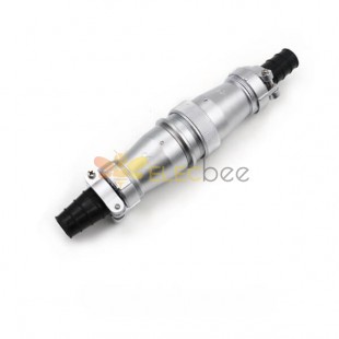 Male Plug and Female Socket Connector 9pin Docking Straight TI+ZI WF40 series Waterproof Connector