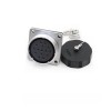 Male Plug and Female Socket WF40/15pin Straight Cable Plug TI+Z Aviation Square Receptacle