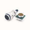 Straight Male Plug and Flange Female Receptacle WF40-31pin TI+Z series Aviation Waterproof Connector