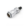 WF40-9pin Aviation Circular Waterproof Connector Straight Cable TI+Z Male Plug and Female Square Socket