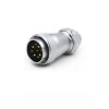 WF40-9pin TE+ZE Docking Straight Circular Connector Male Plug and Female Receptacle Connector
